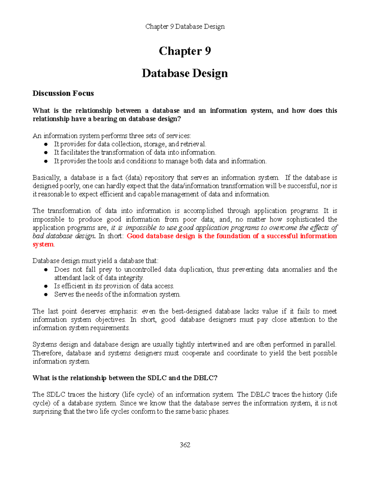 Ch09-Database-Design: Key Concepts and Strategies for Effective DB ...