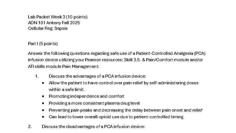 PCA Lab Packet Week 3 (10 pts) ADN 181 Ankeny Fall 2025 - Studocu