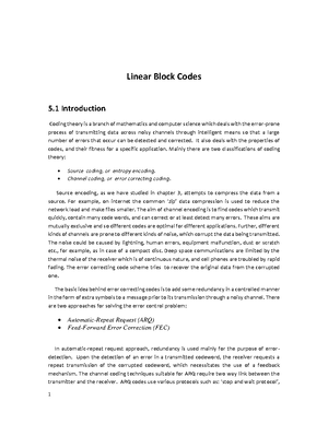 UNIT 1 continued SOURCE CODING - CHAPTER 3 SOURCE CODING The reliable ...