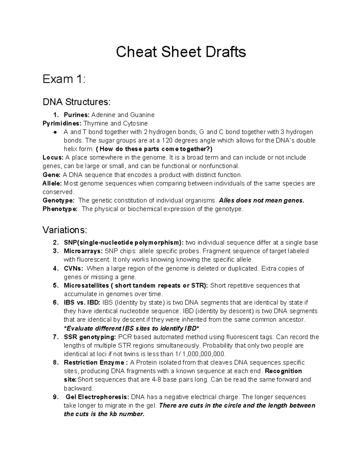 BIOL302 Final Exam Study Guide: Gene Expression, Regulation & DNA ...