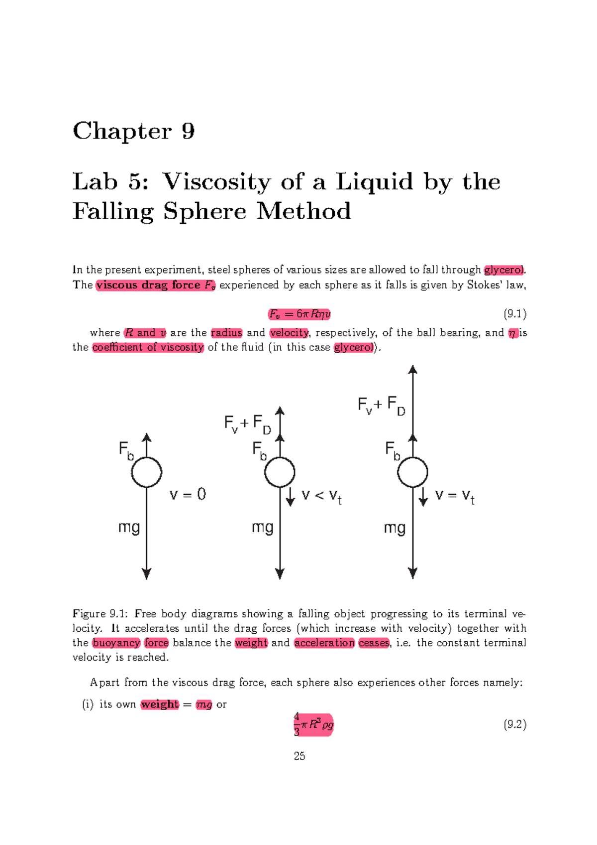 Viscosity Lab (Lab 5) - Falling Sphere Method Analysis and Results ...