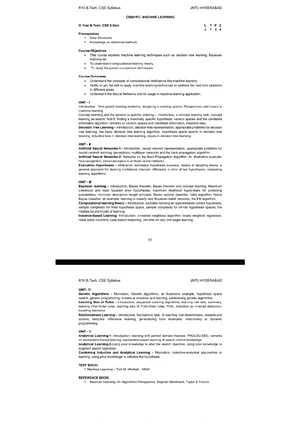 R18 B.Tech CSE OS (CS403PC) Syllabus & Course Objectives Overview - Studocu