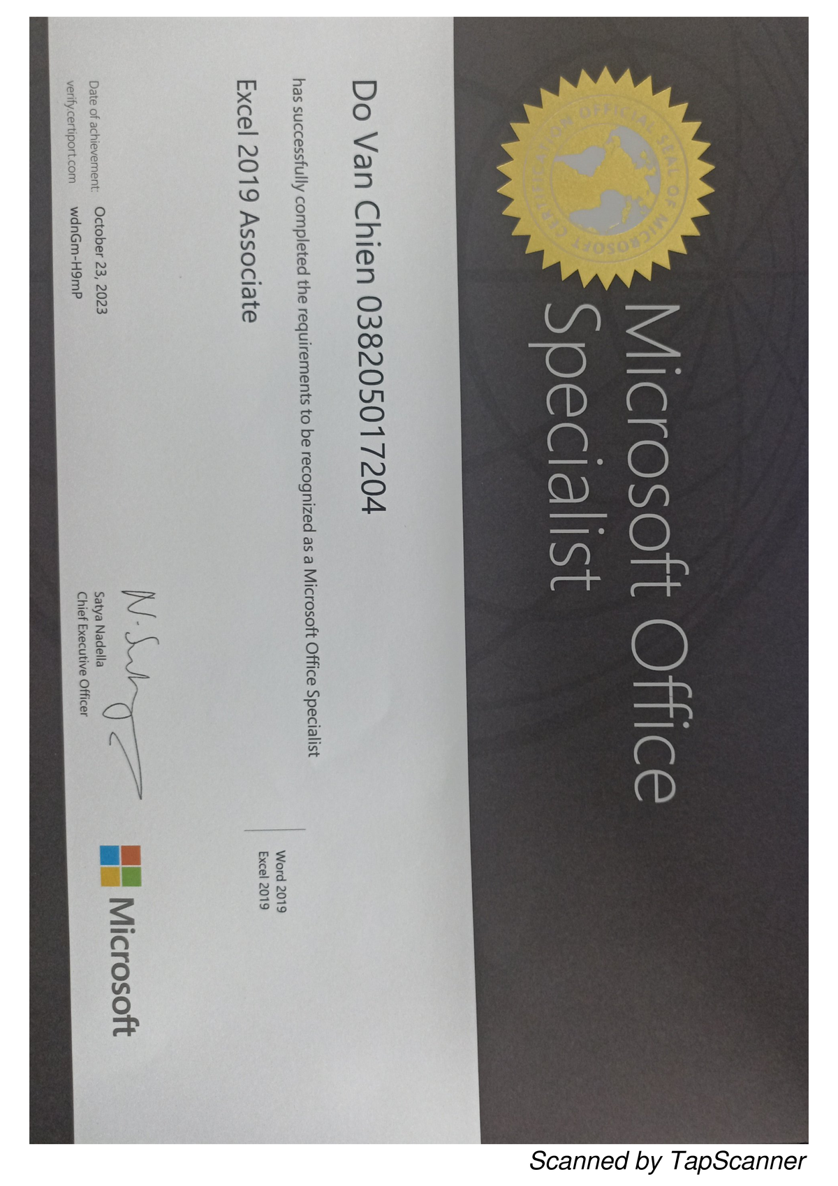 11233965-MOS - Microsoft Office Specialist Word & Excel 2019 ...