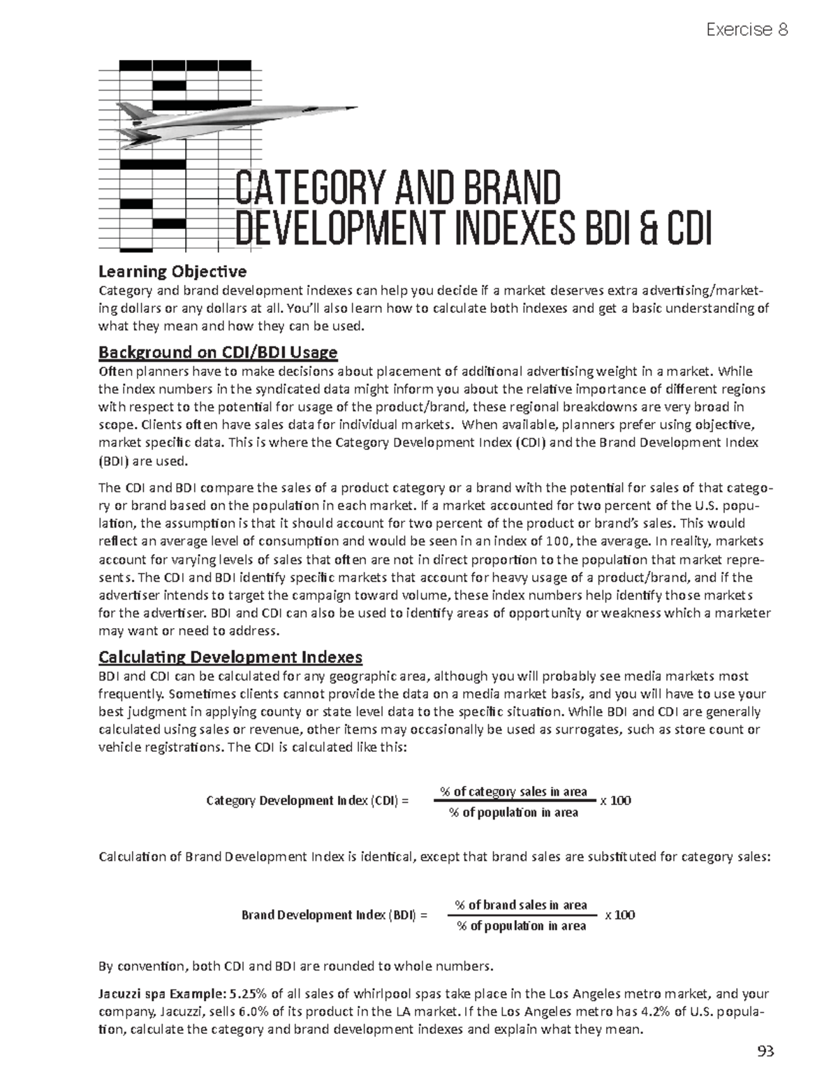 MFP 8 - Analyzing BDI and CDI for Effective Marketing Strategies - Studocu