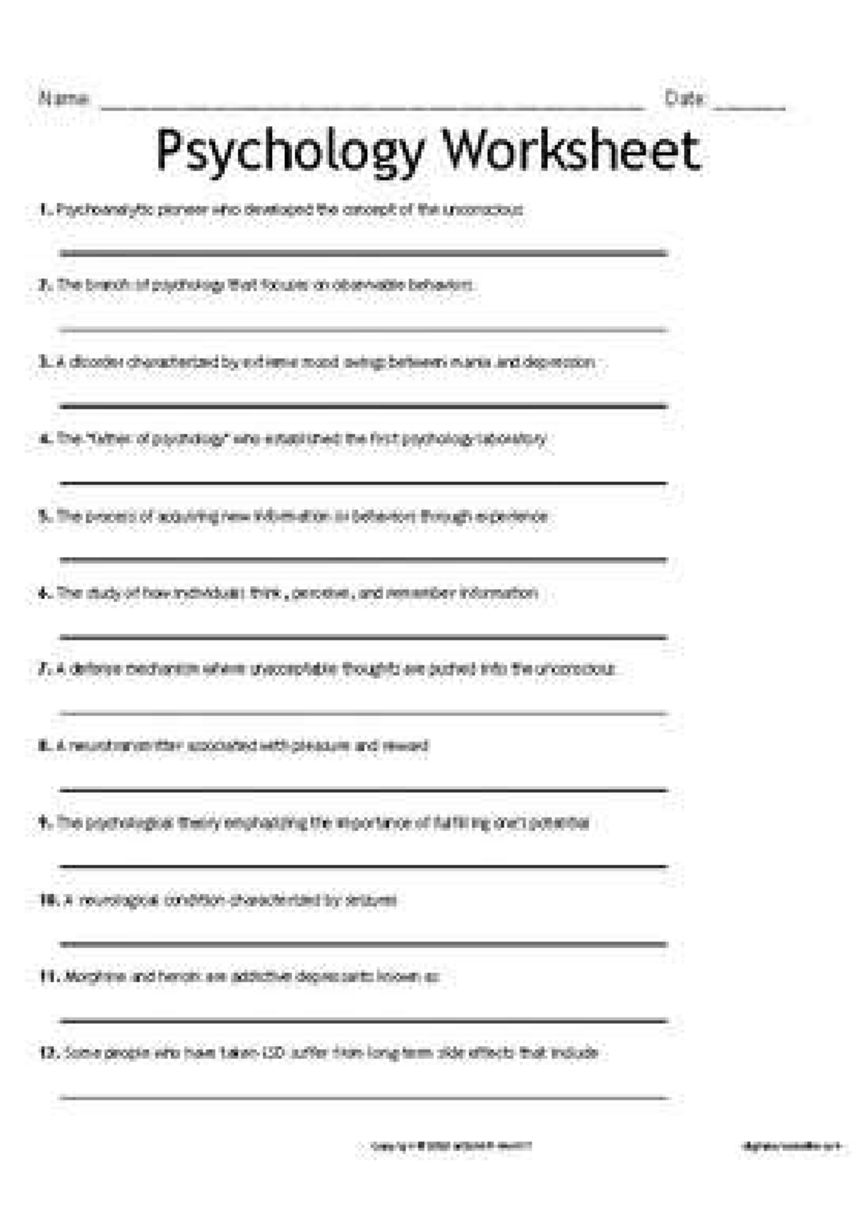 Final Exam Notes for PSY 101: Understanding Psychological Concepts ...