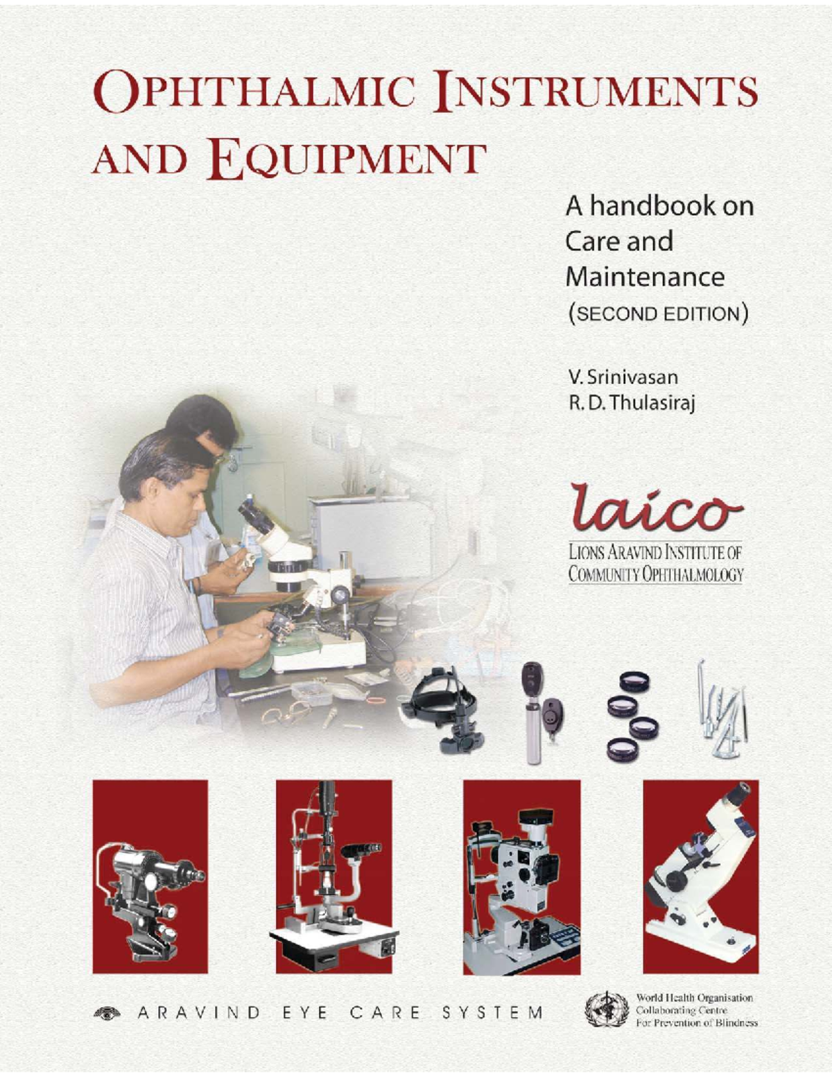 Ophthalmic Instruments & Equipment: Care & Maintenance Handbook (2nd Ed ...