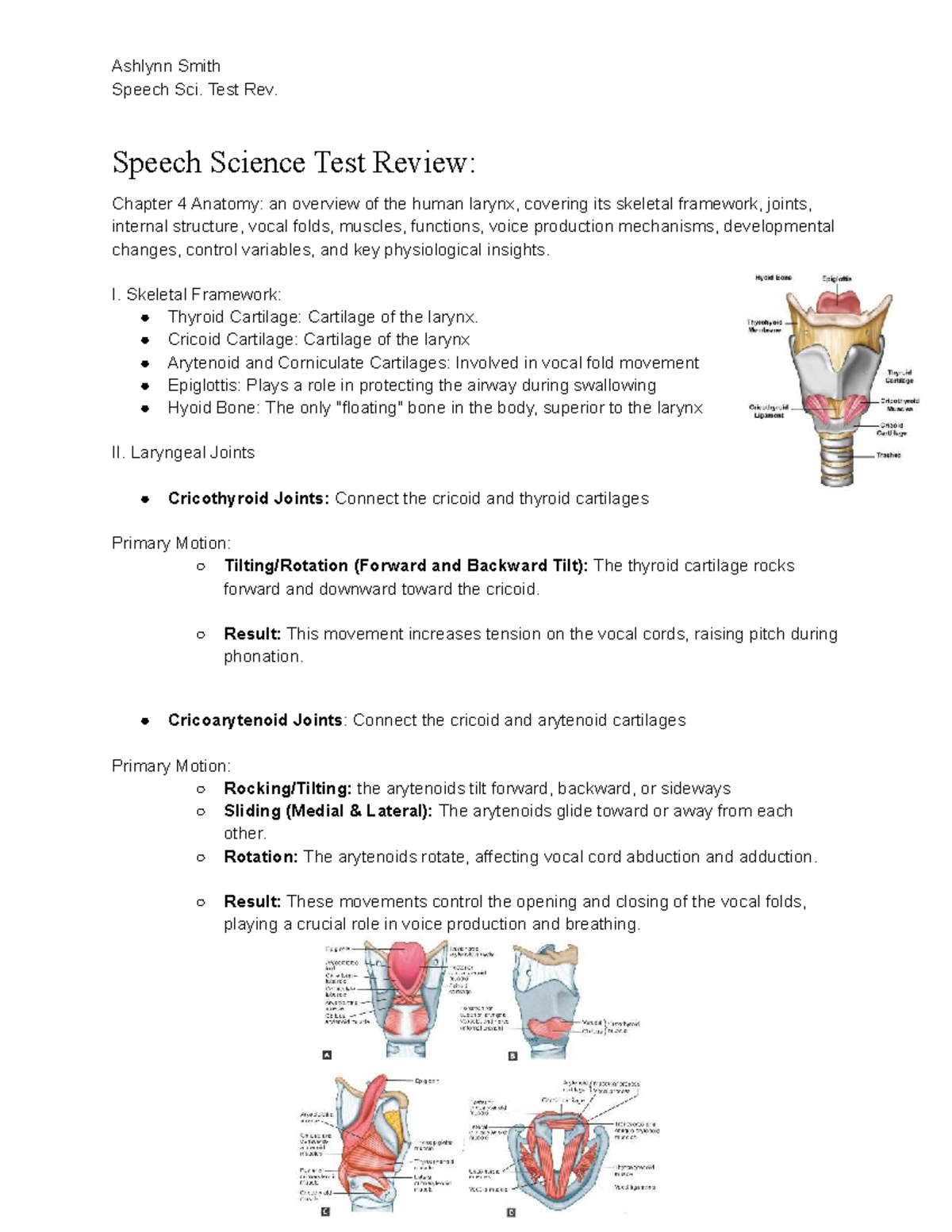 Speech Science Test Review: Tools and Techniques in Assessment - Speech ...