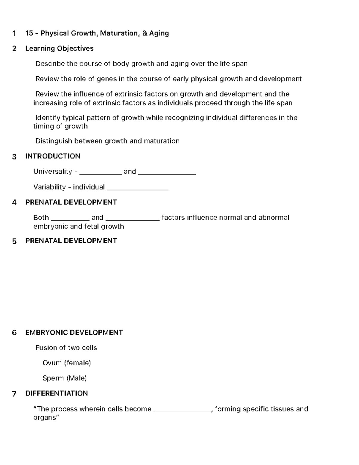 11-Physical Growth, Maturation, and Aging: Key Concepts and Stages ...