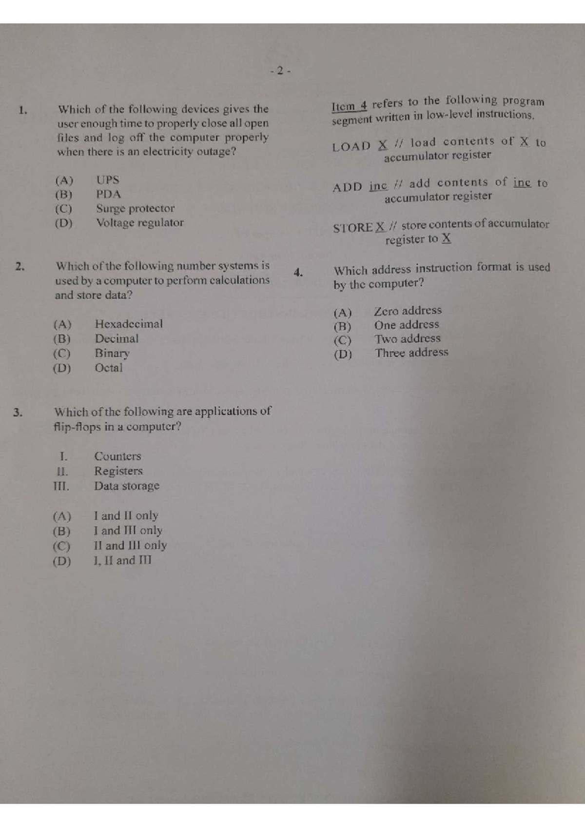 CAPE Computer Science Unit 1 Paper 1 Exam Review 2023 - Studocu