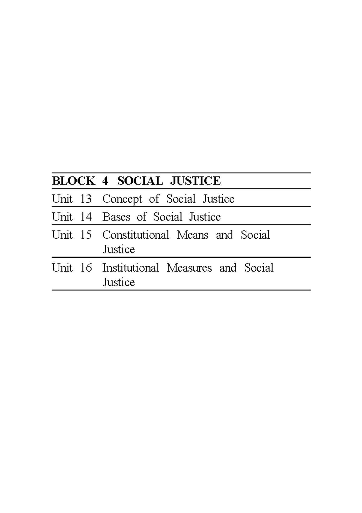Ambedkar Social Justice - BLOCK 4 SOCIAL JUSTICE Unit 13 Concept of ...
