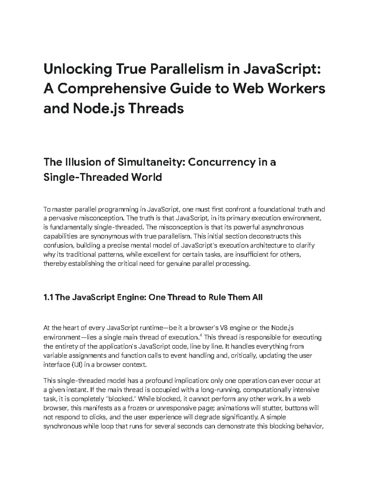 JavaScript Parallel Programming Explained: Web Workers & Node.js ...