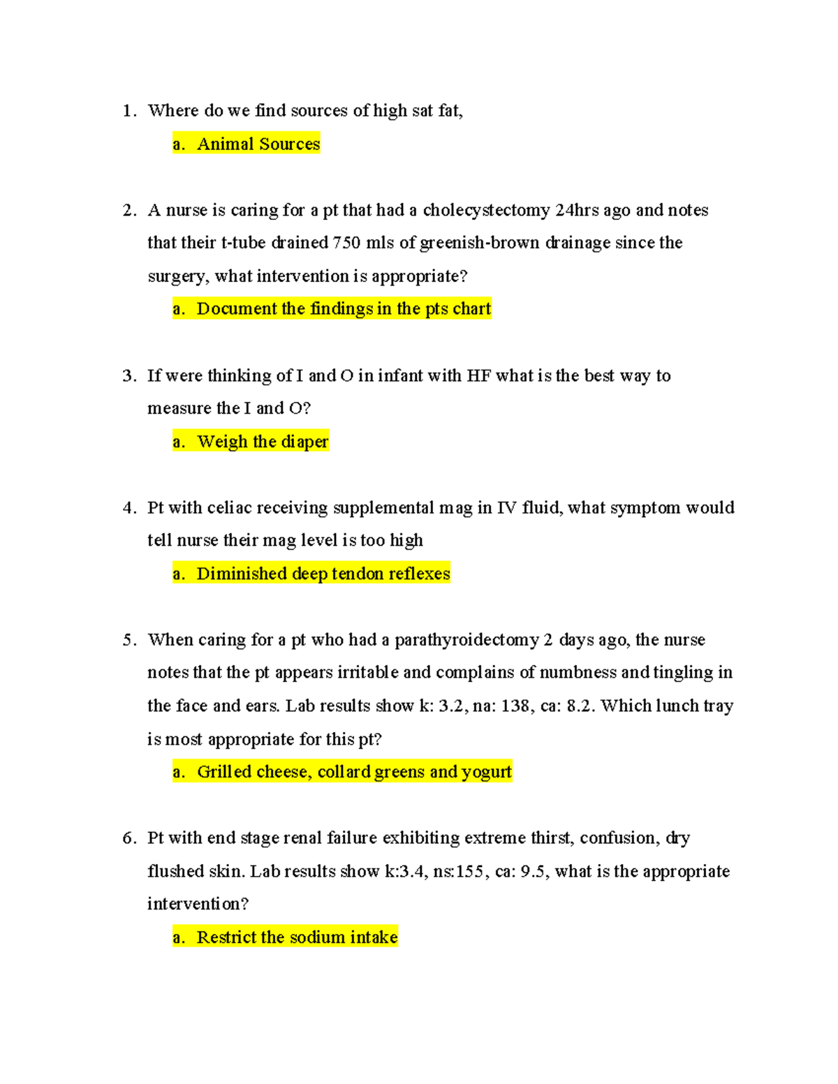 NURS 202 Exam 2 Capstone Study Guide for Nursing Students - Studocu