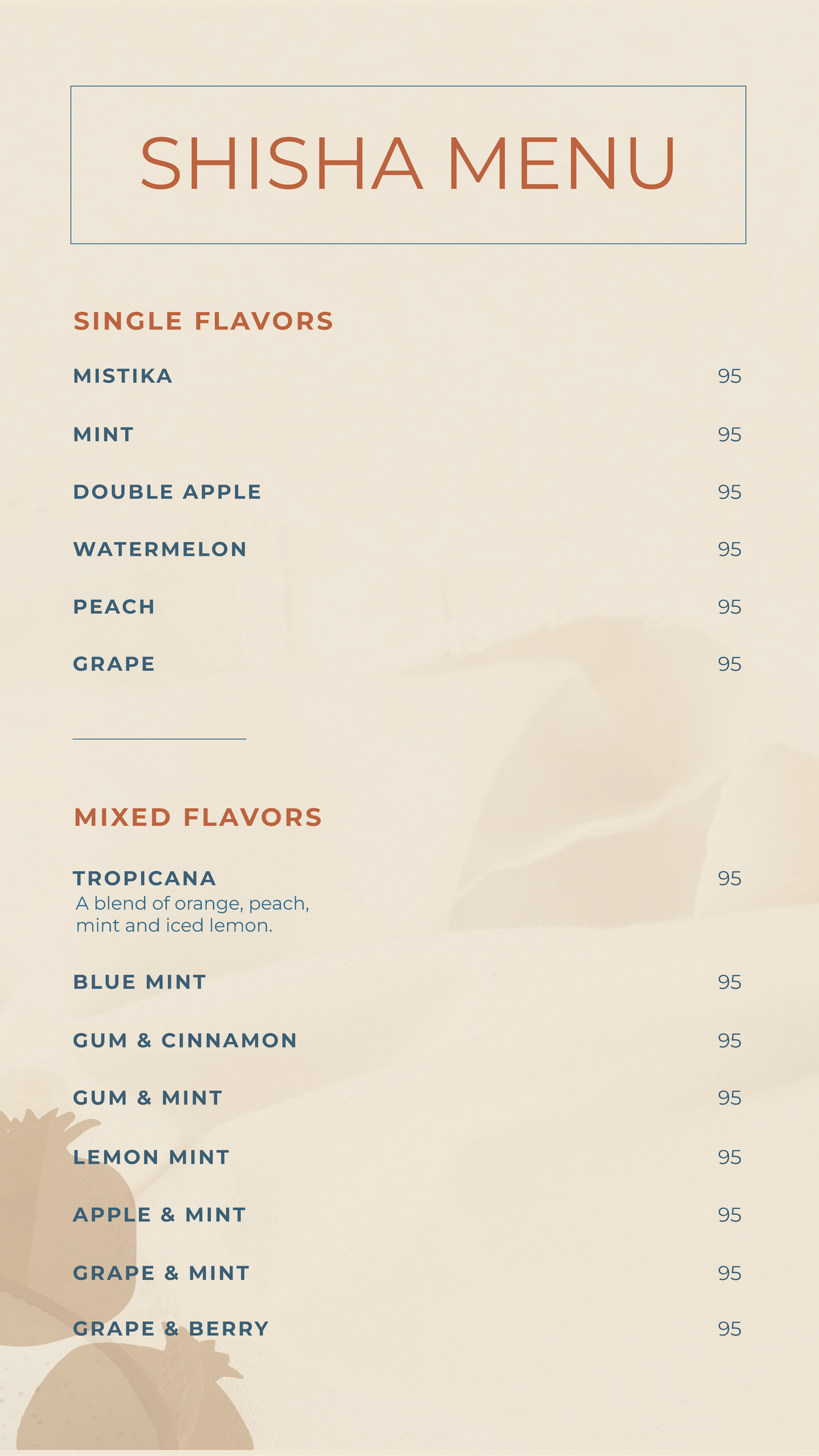 Awani Shisha Menu Agg Eng - Ict - SHISHA MENU M I ST I KA M I N T D O U ...