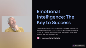 Emotional Intelligence The Key to Success - Emotional Intelligence: The ...