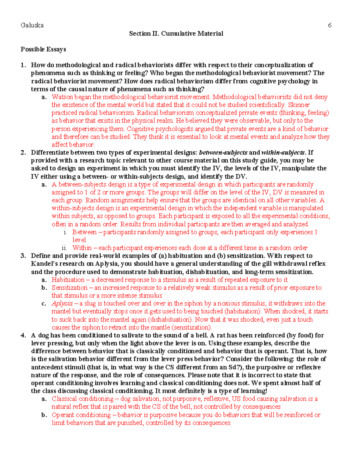PSYC 213 Final Exam Study Guide: Key Concepts & Exam Prep S23 - Studocu