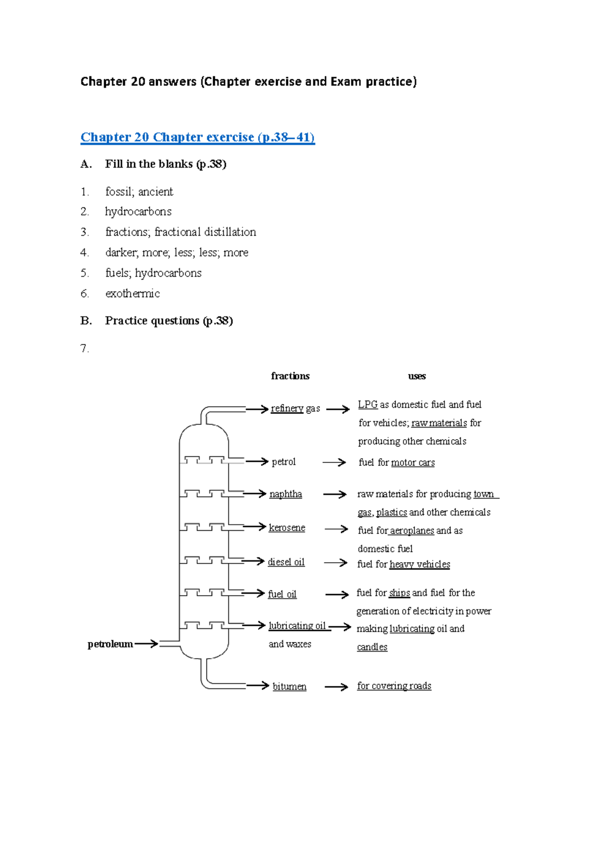 HKDSE CHEMISTRY - Chapter 20 Answers for Exercises and Exam Practice ...