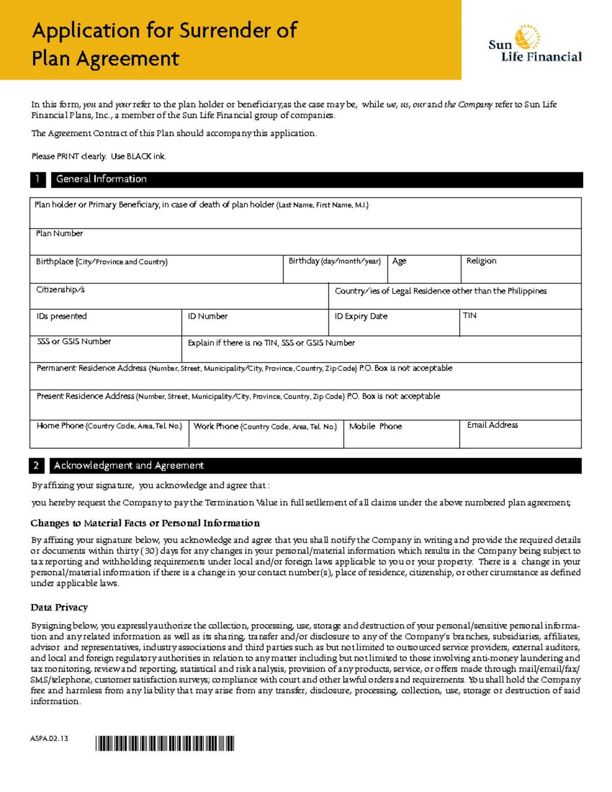 BDO Life Insurance Policy Surrender Request Form Guidelines - Studocu