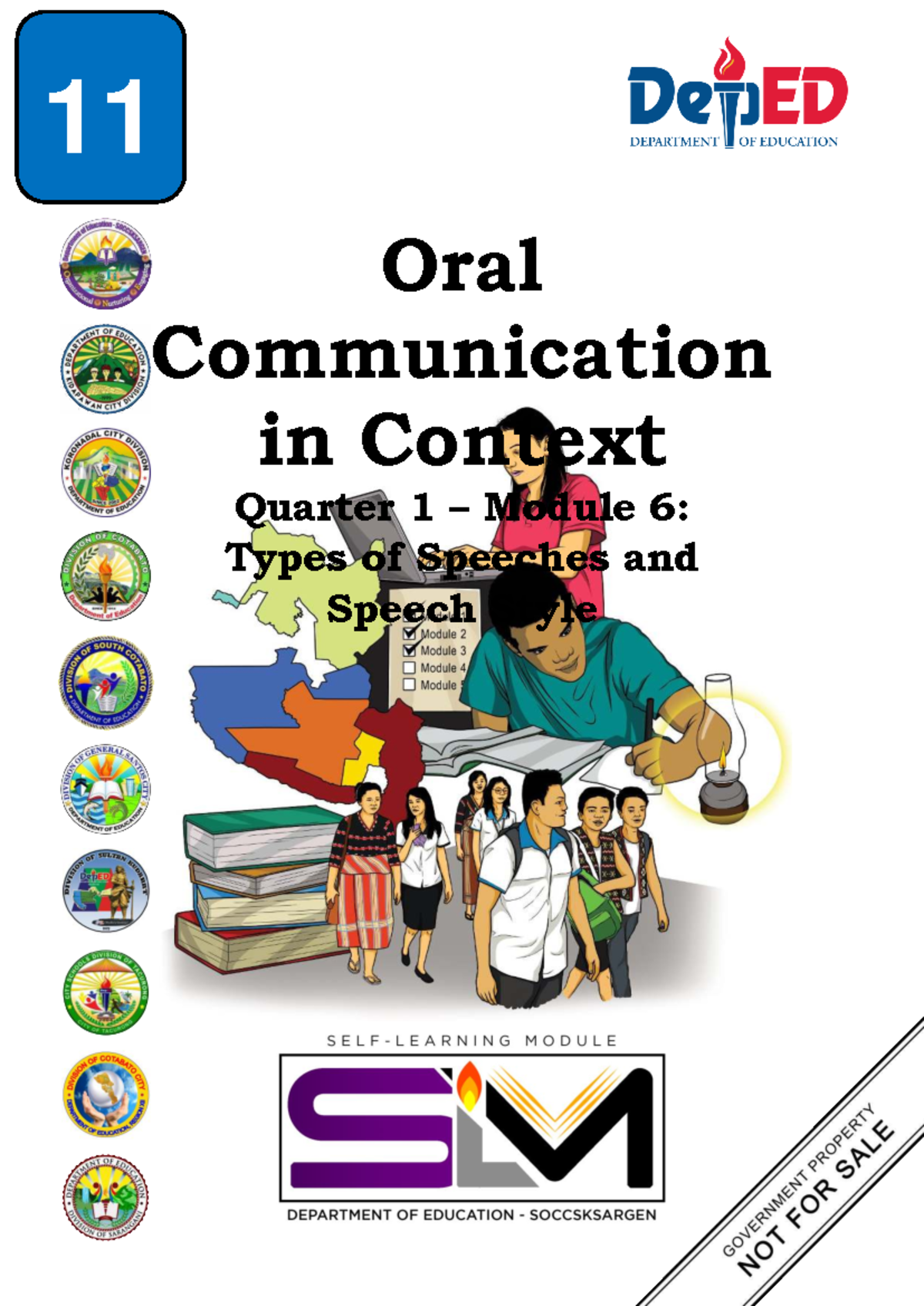 11 Oral Communication in Context Q1 M6: Types of Speeches & Styles ...