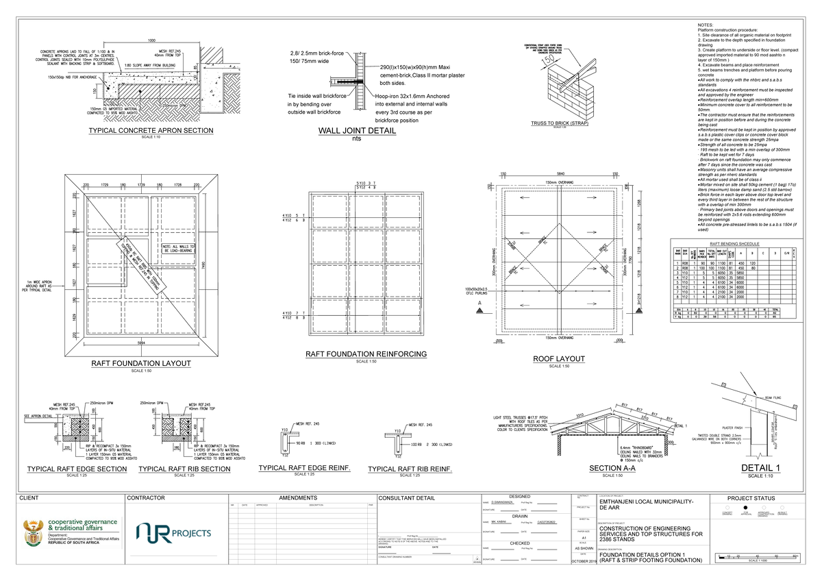 RDP 1: Detailed Raft Foundation Construction Guide - Document Preview