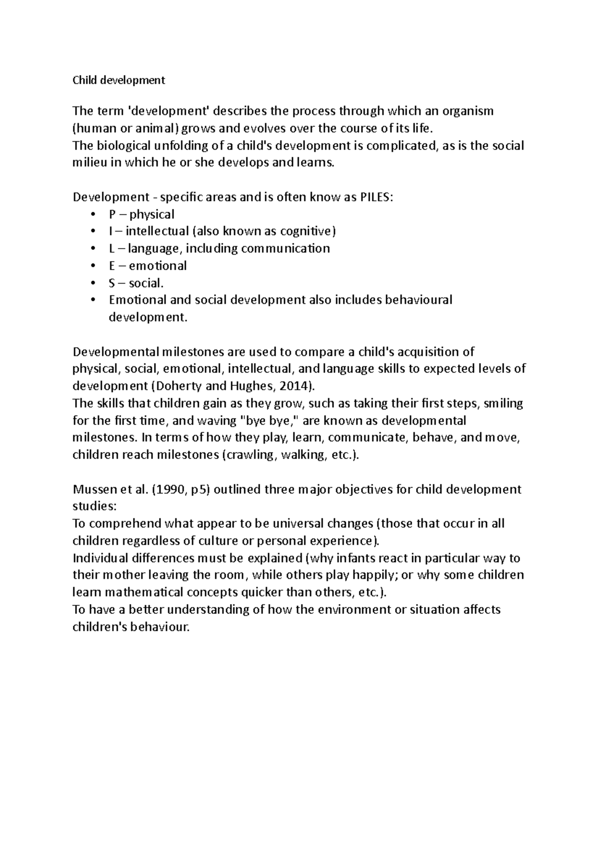 Child development - This is a subtopic in education and teaching ...