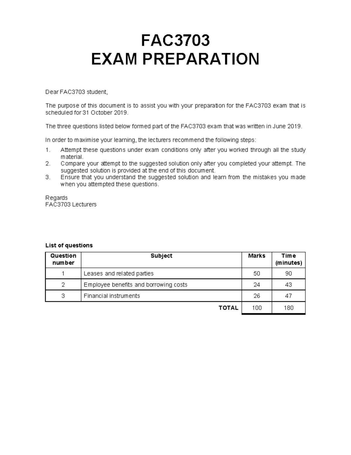 FAC3703 2023 TL201 - FAC3703/201/3/ Tutorial Letter 201/3/2023Specific ...
