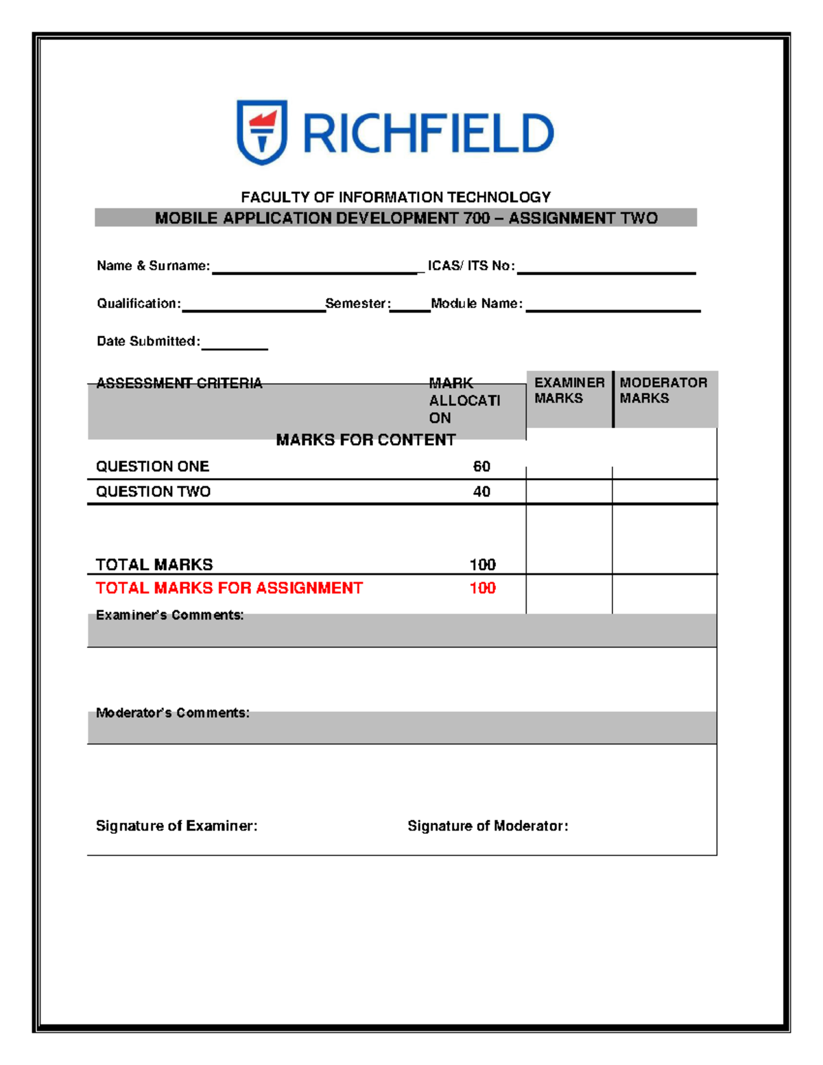 Mobile App Dev 700 Assignment 2 - Personalized Contacts App & Maps ...