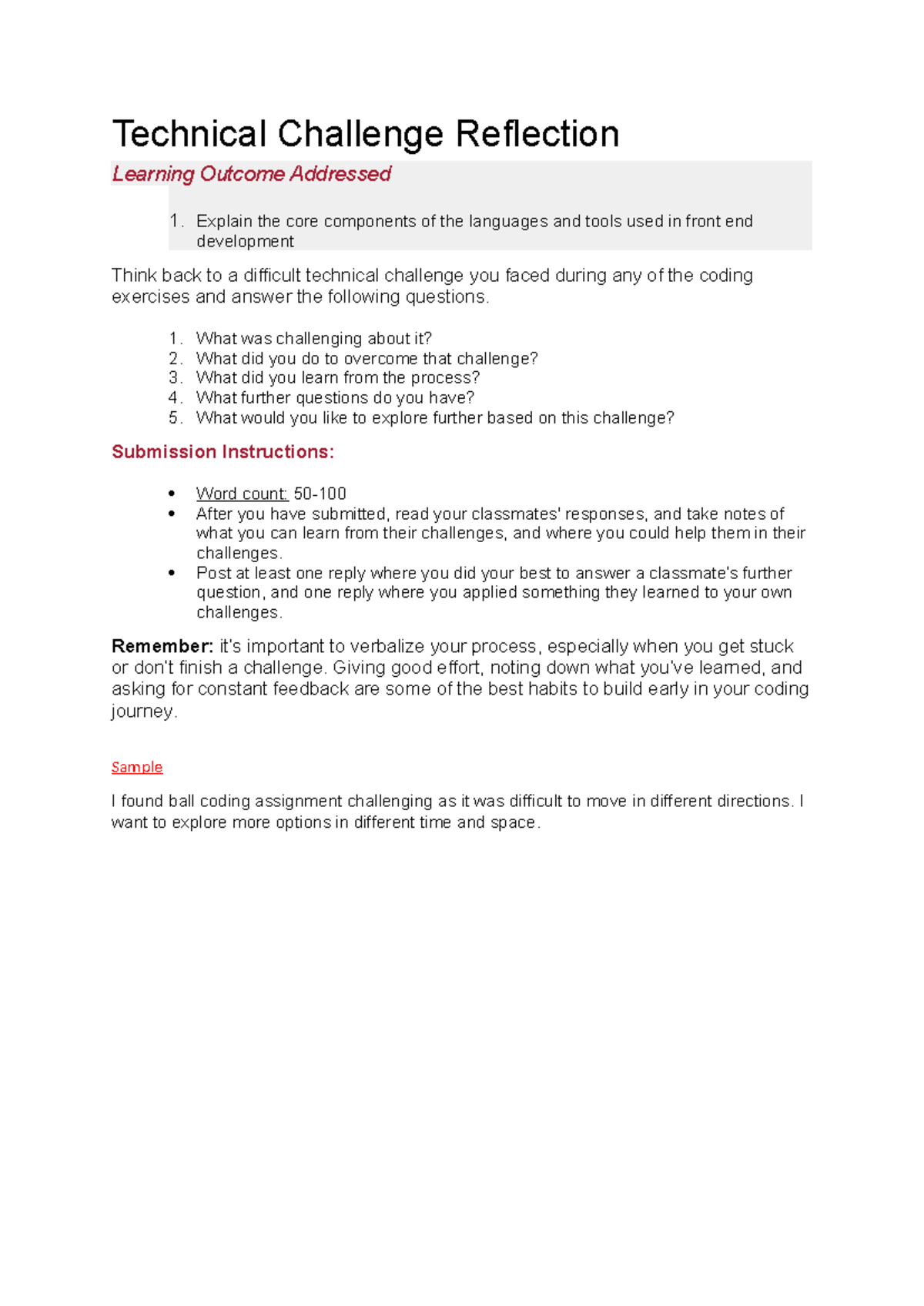 Discussion 4 - Technical Challenge Reflection on Front End Dev Tools ...