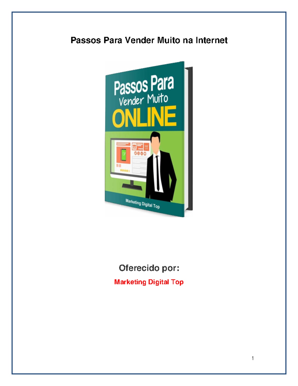 Passos para Vender Muito na Internet - Marketing Digital 1 - Studocu
