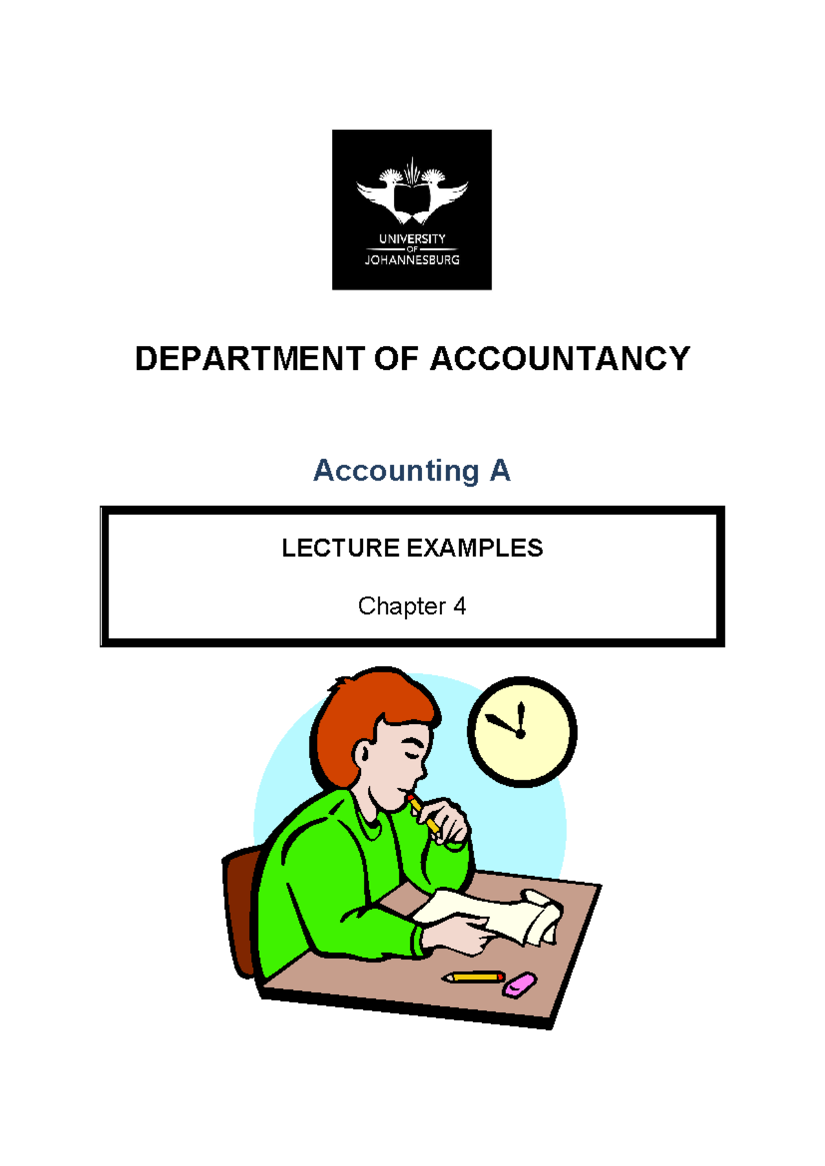 Acc A LECTURE EXAMPLES: Chapter 4 Transactions & Journal Entries - Studocu