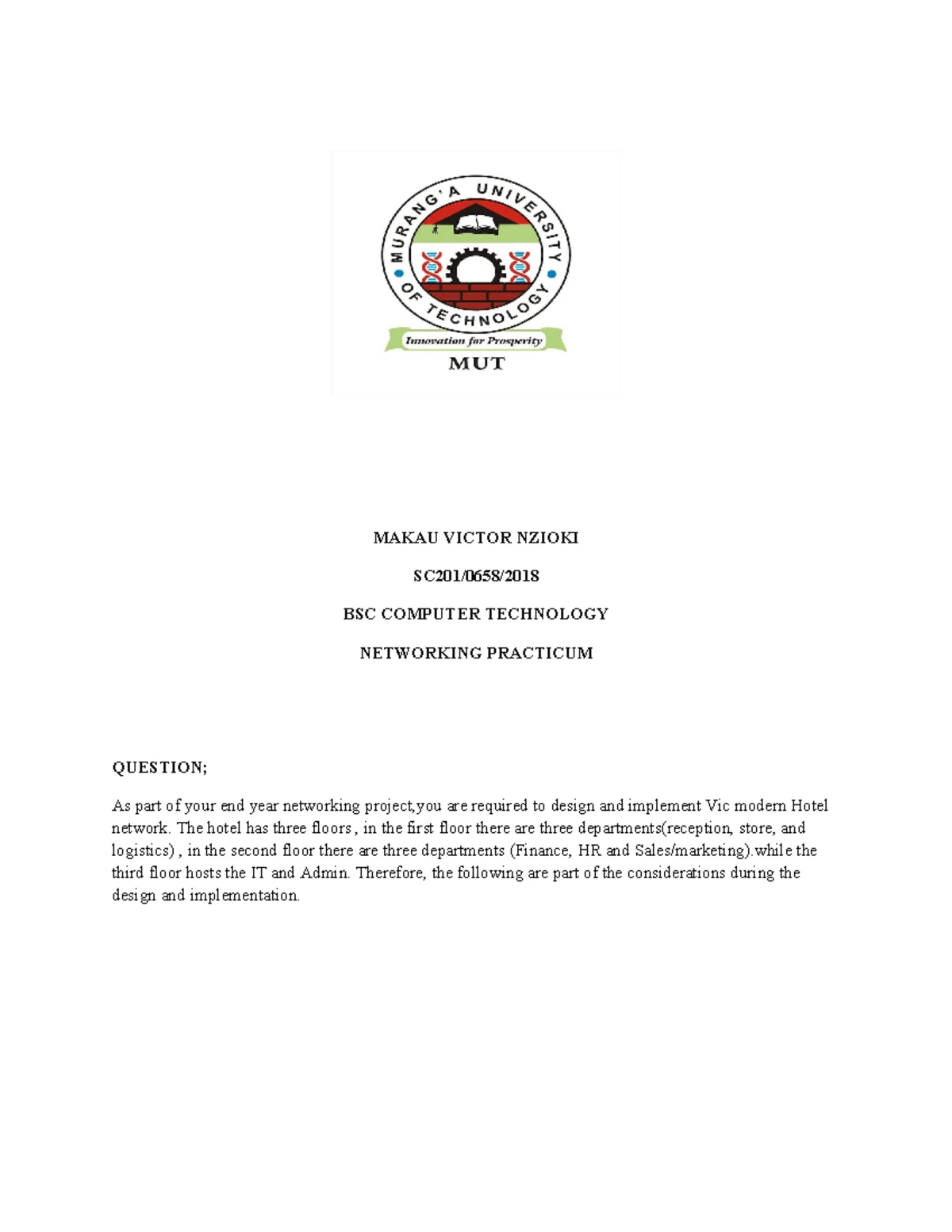 Victory Management System Project Report - 2025 - Studocu
