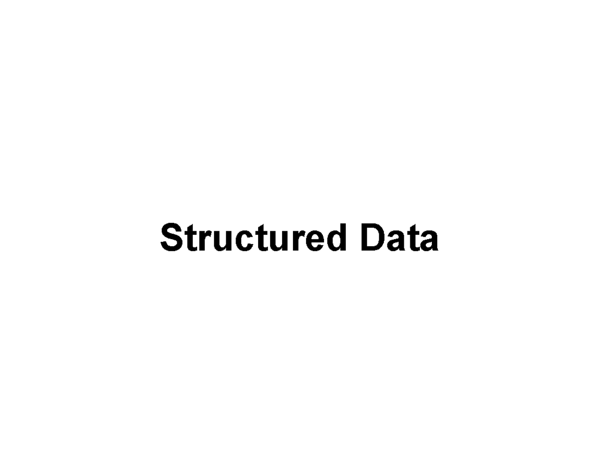 Structured Data and Abstract Data Types (CS 101) - Studocu