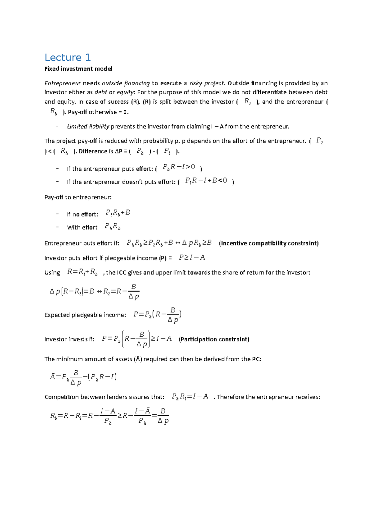 Myers - Capital Structure Analysis in Journal of Economic Perspectives -  Studeersnel