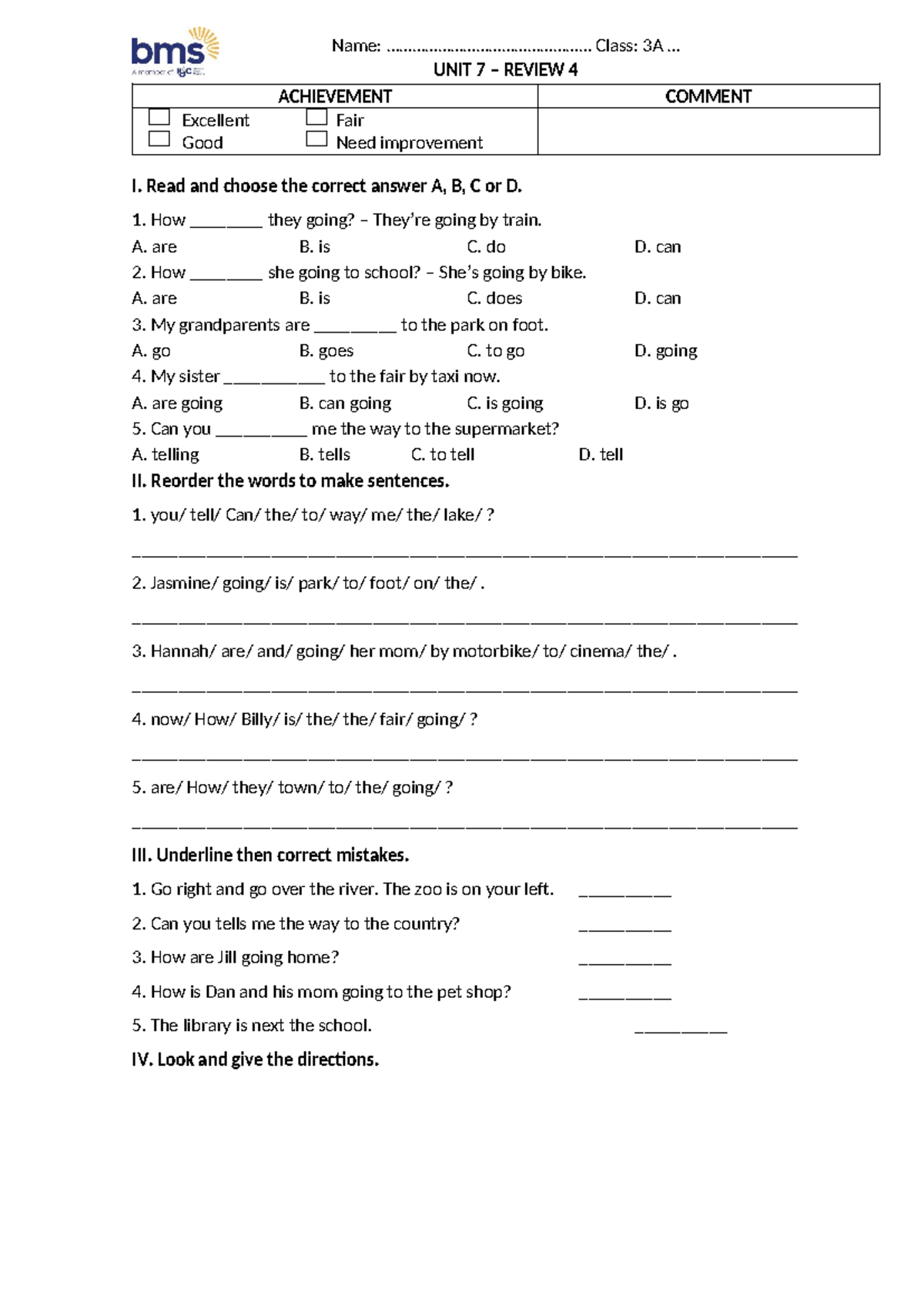 U7 Review 4 - Ftcyrxd - Name ...