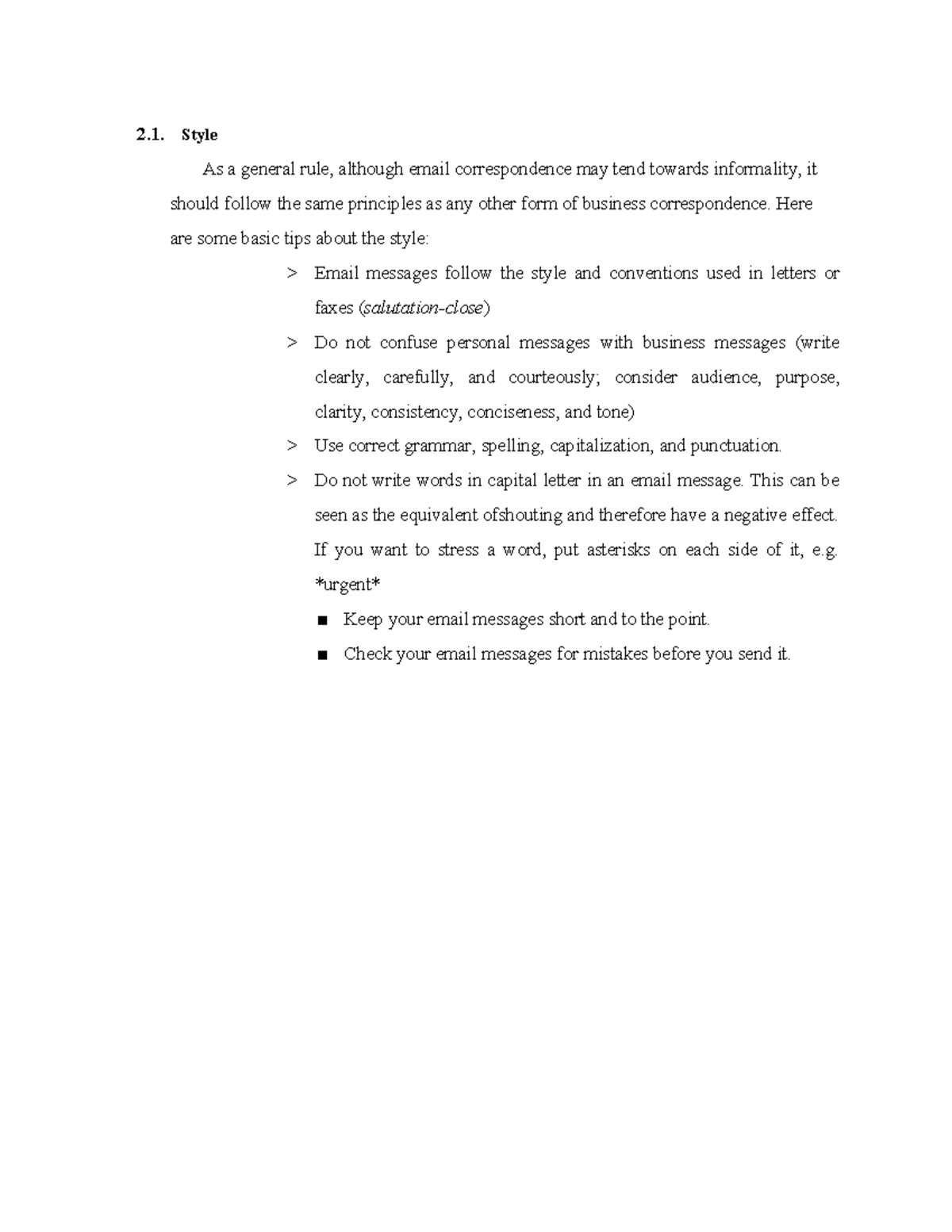 Style - nhjcxzbavcs - Style As a general rule, although email ...