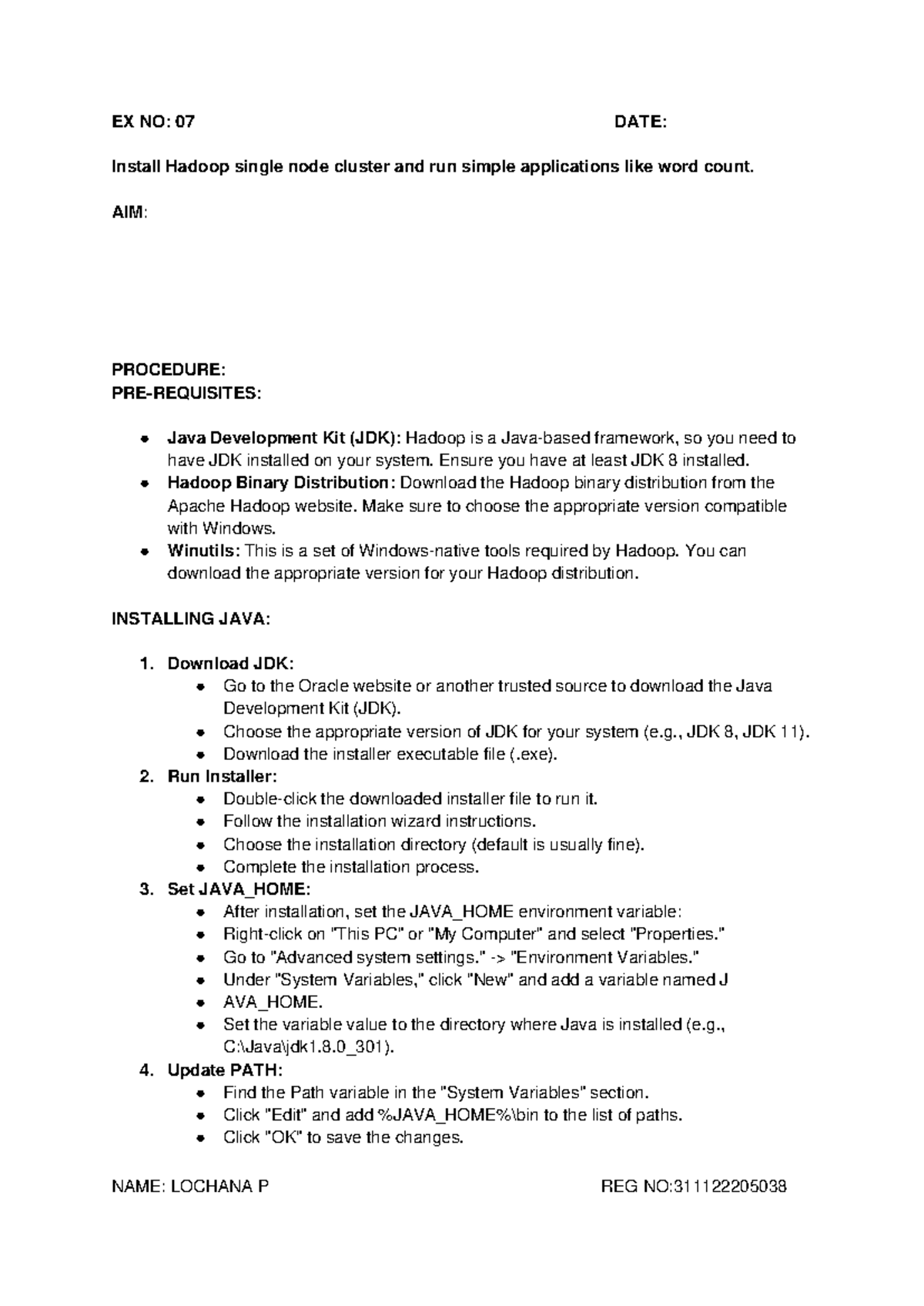 CC7 - Installing Hadoop Single Node Cluster and Running Word Count ...