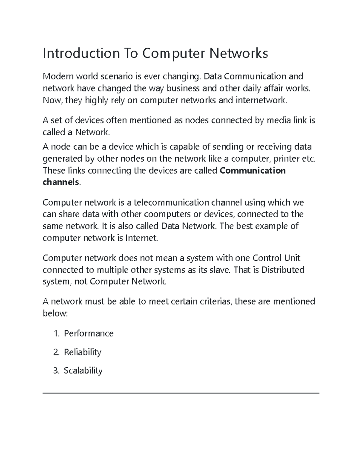 Data Communication & Networking: Comprehensive Overview and Study Guide ...
