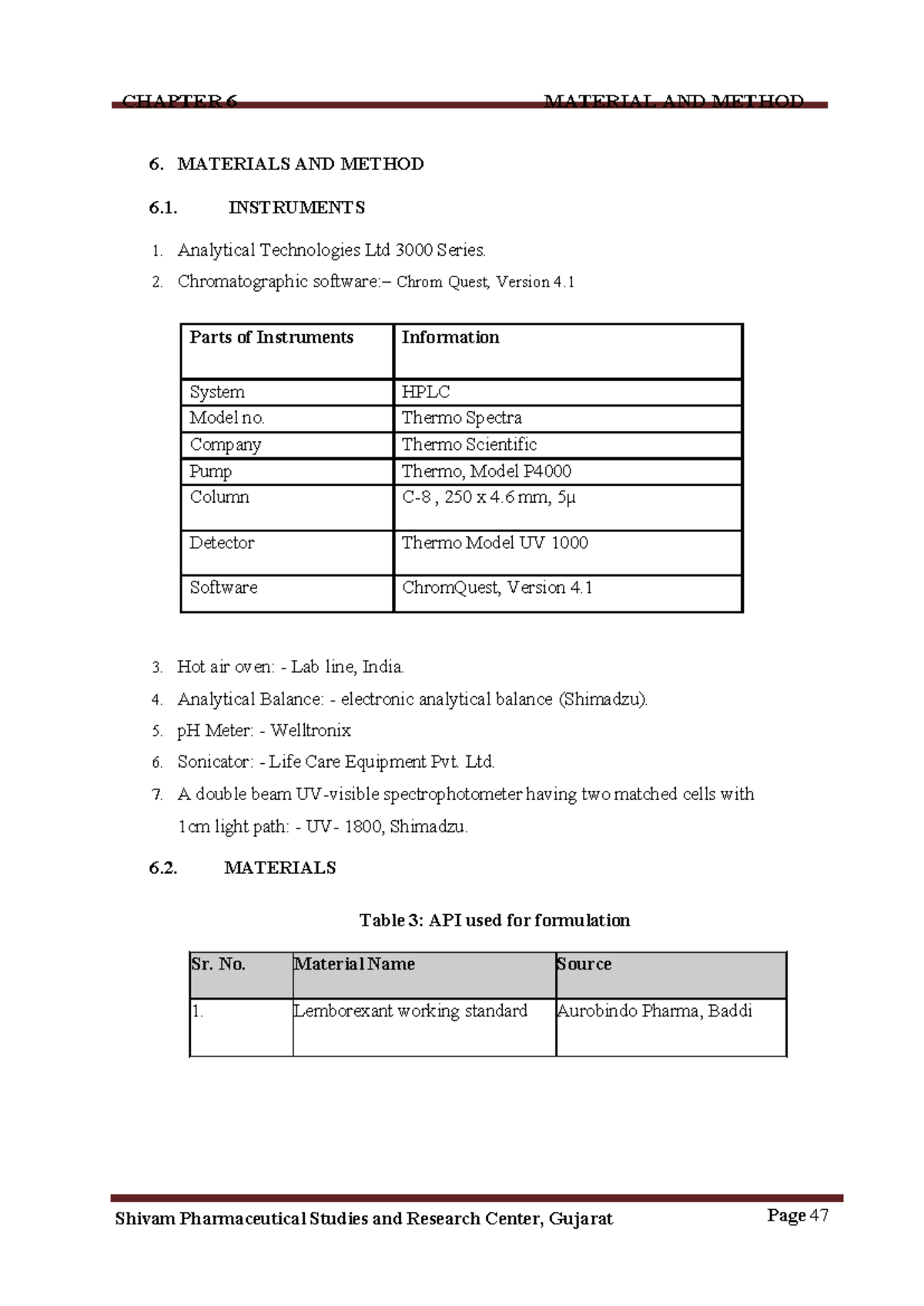 CHAPTER 6: Instruments and Materials Overview for Study - Studocu