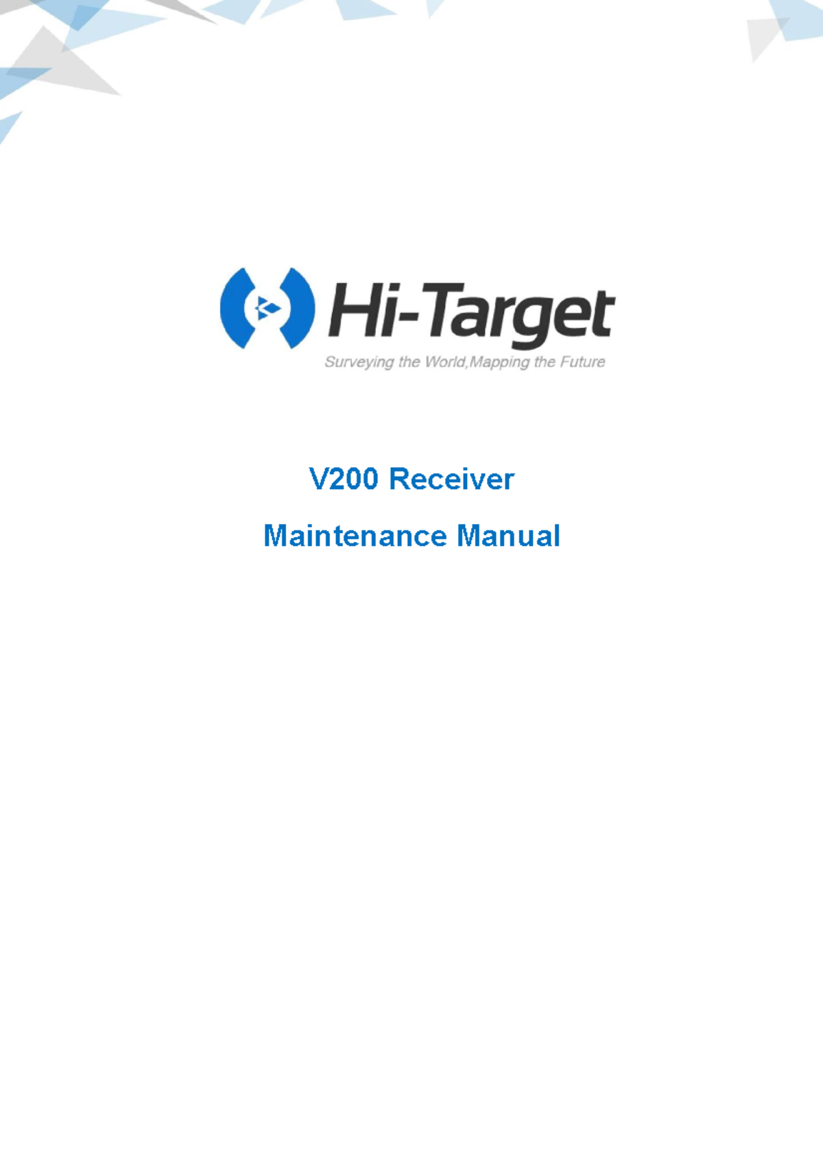 V200 Receiver Maintenance Manual - July 2023 Revision - Studocu