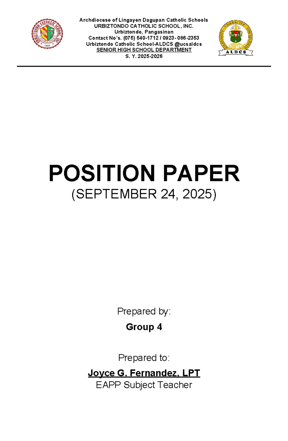 EAPP 2025 Position Paper: Lowering the Age of Criminal Responsibility ...