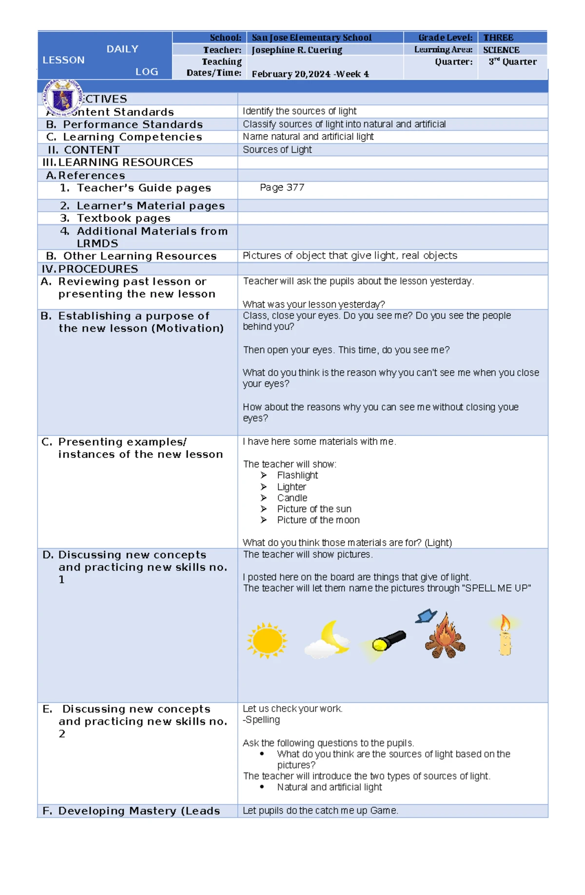 ESP 3 - 3rd Quarter Exam Questions and Answer Guide - Studocu