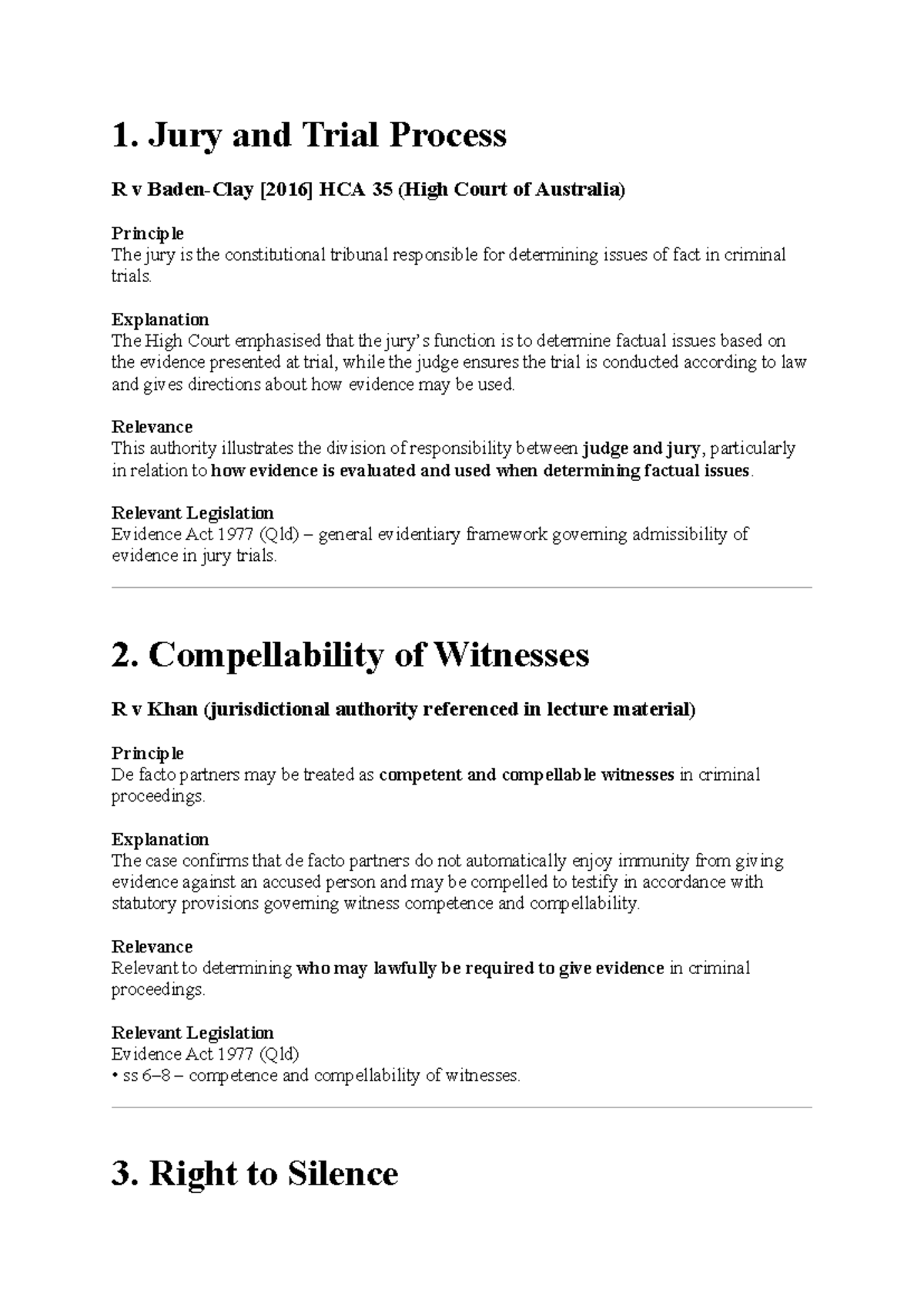 Forensic Extraction Notes for Exam Prep - LAW 101 - Studocu