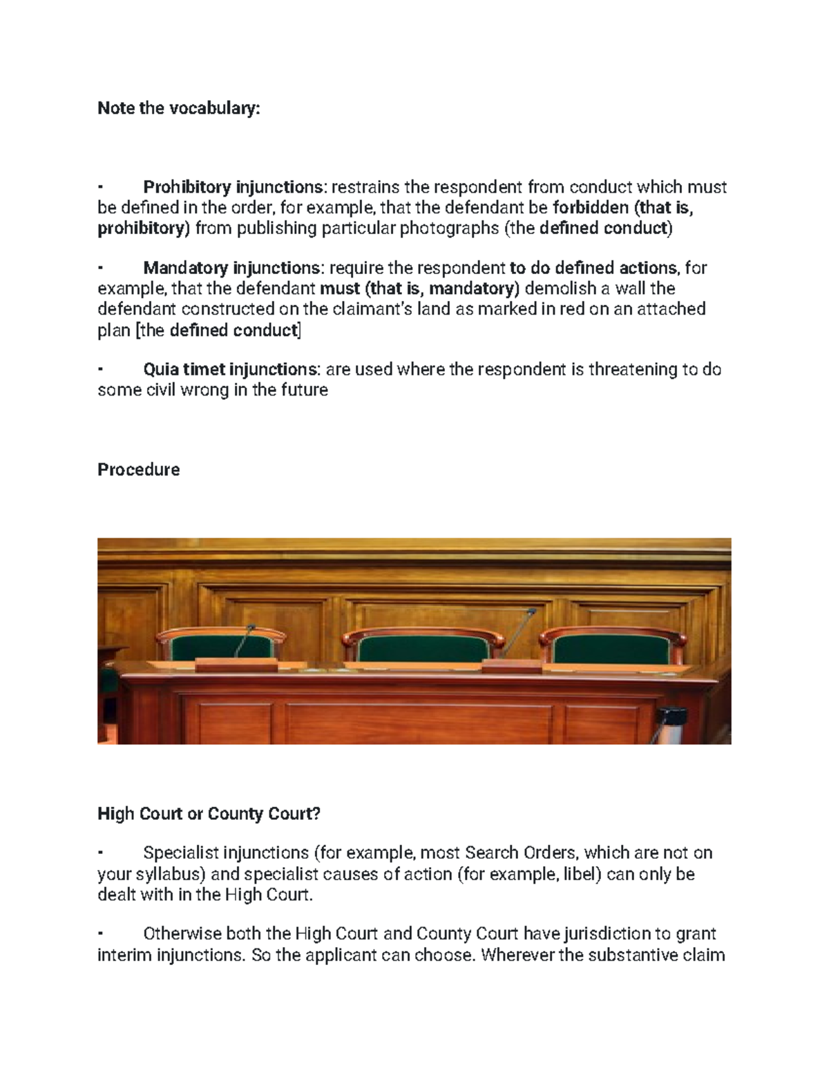 Legal Concepts of Injunctions: Types, Procedures, and Applications ...