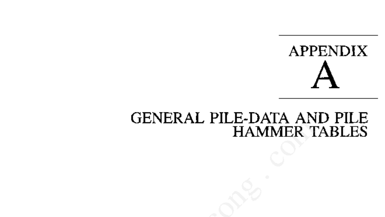 General and Pile Hammer Tables for Steel and Prestressed Piles - Studocu