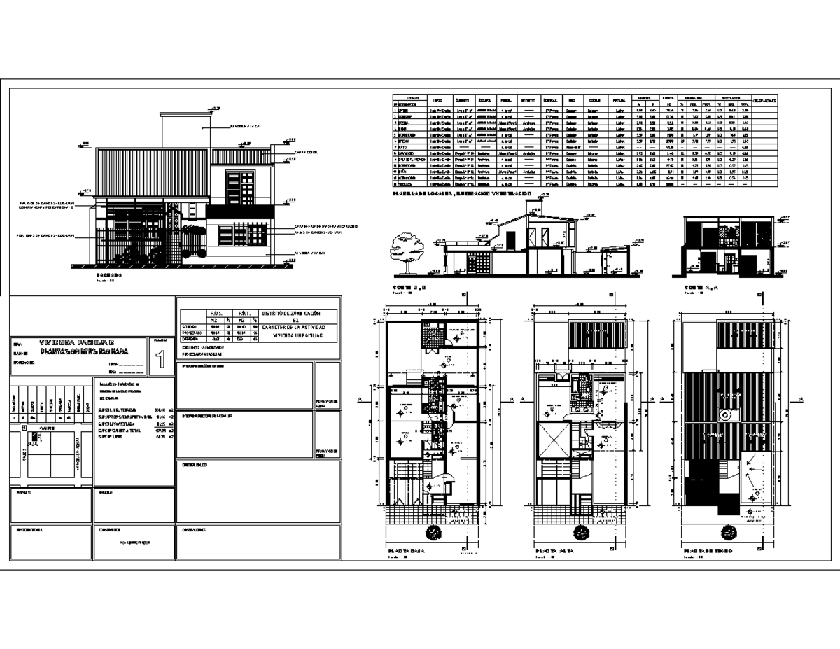 Plano General de Vivienda - Escalas y Detalles Estructurales - Studocu
