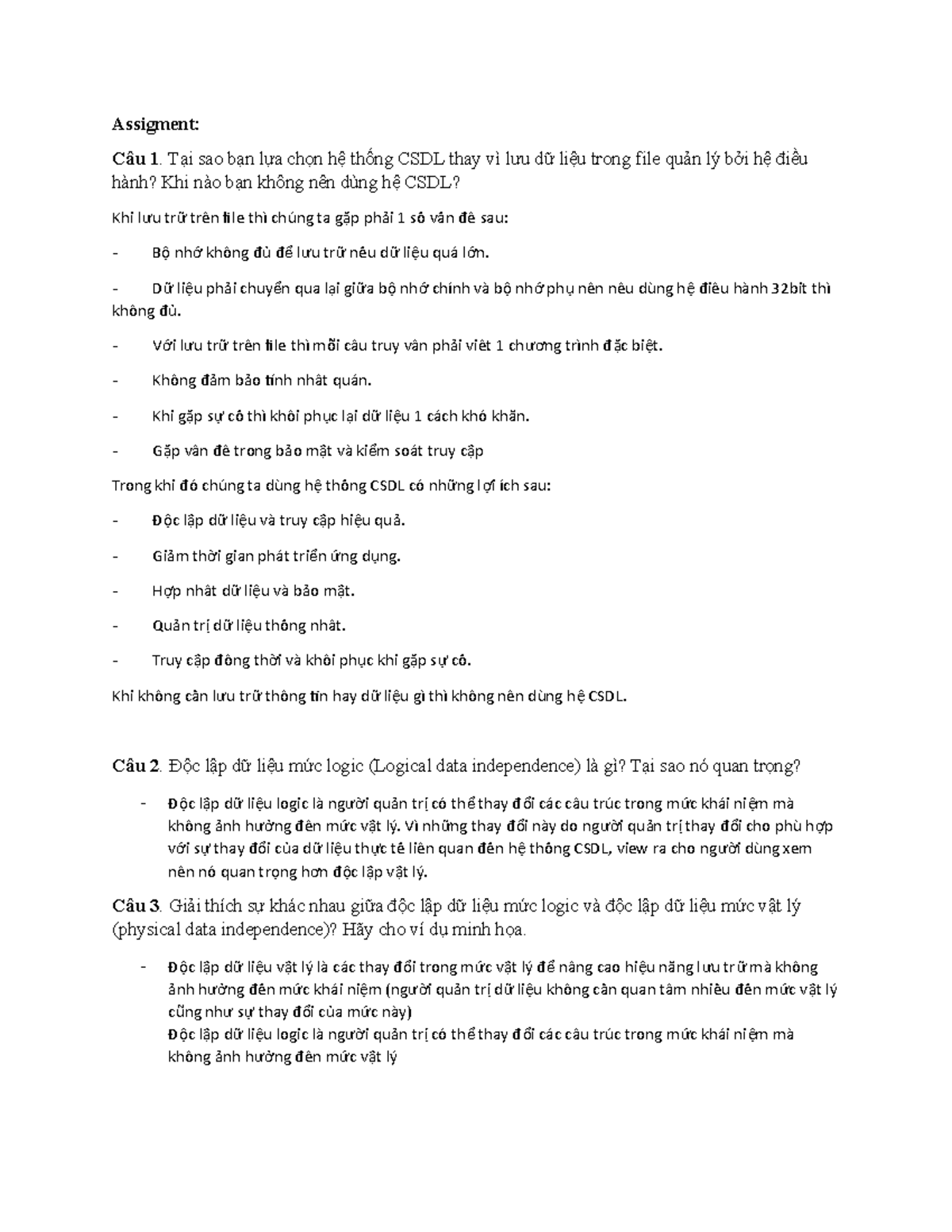 Assigment Chapter 01 - ôn Computer Architecture and Assembly language ...