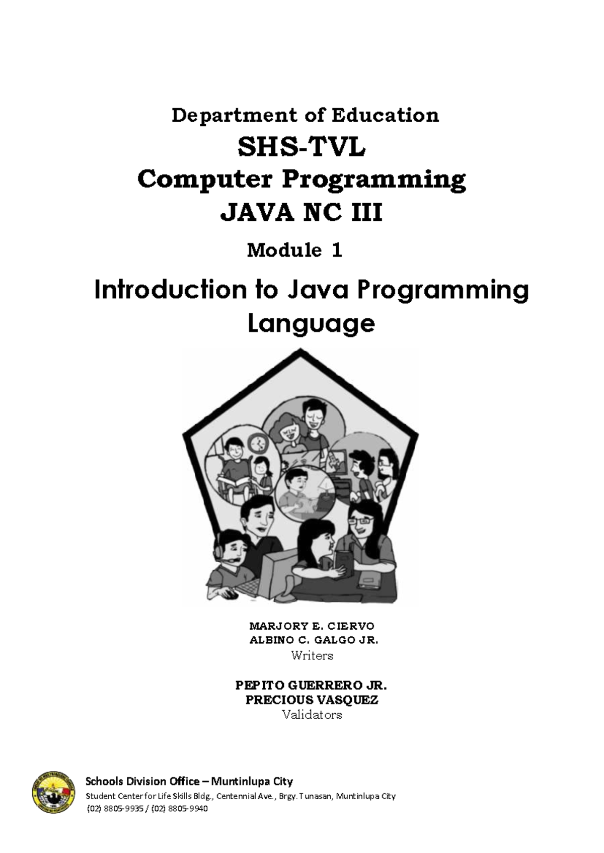 ICT 101: Module 1 - Introduction to Java Programming Language - Studocu