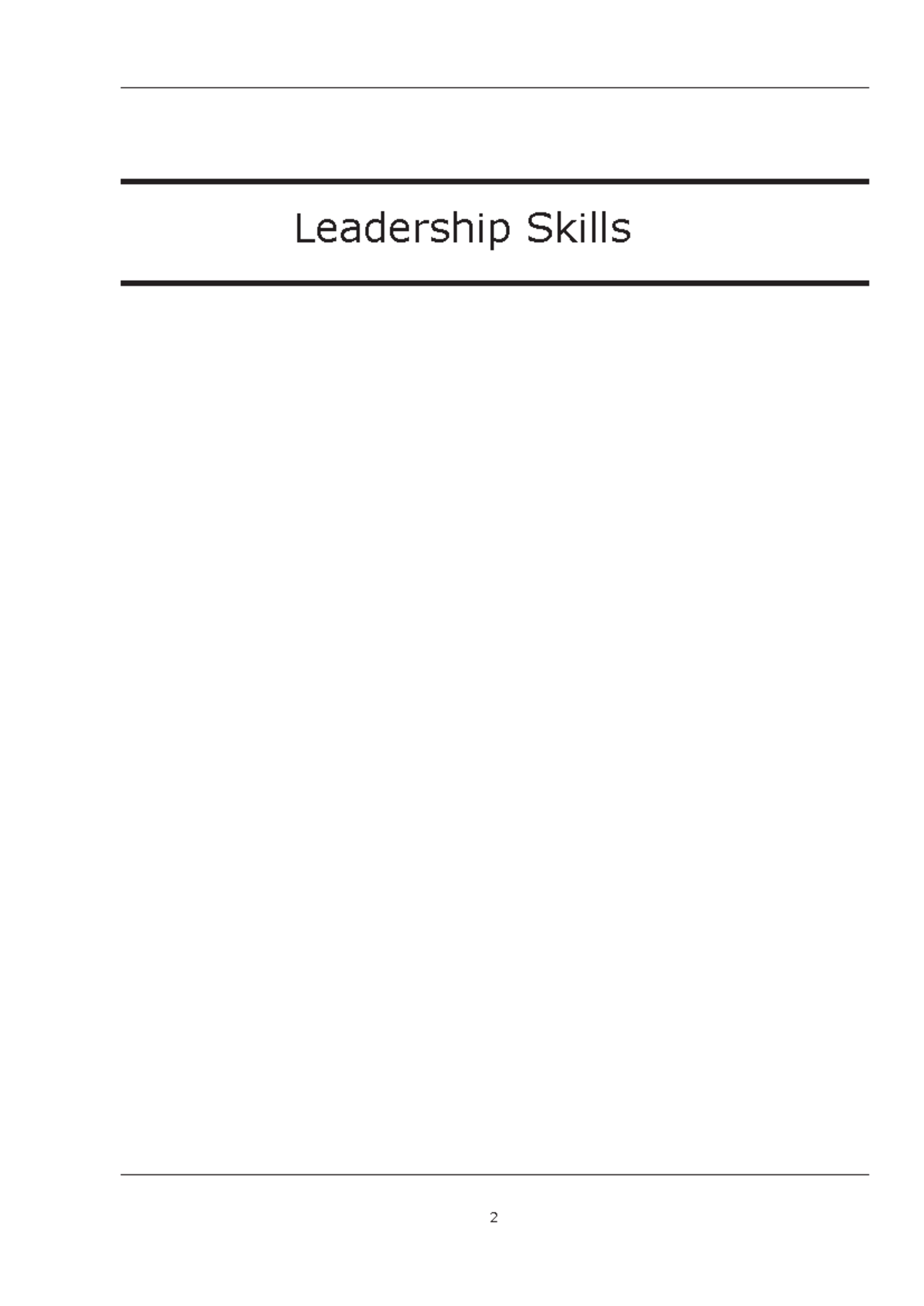 Leadership Skills: Key Traits for Effective Leaders - Studocu