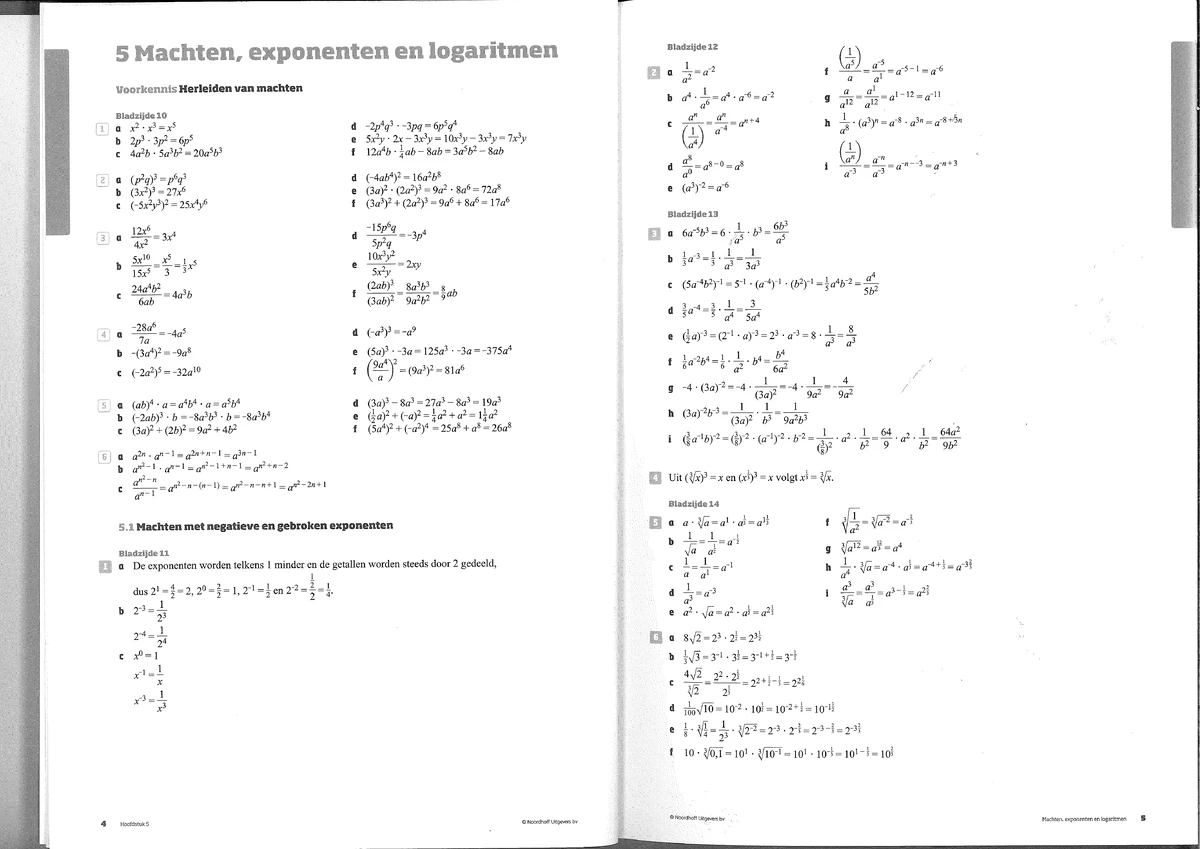 Antwoorden H8 - Goniometrische Functies Wiskunde B (Hoofdstuk 8
