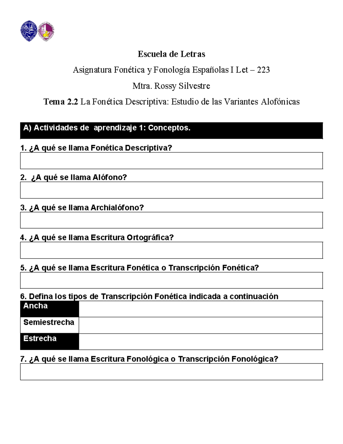 Guía de Fonología Diacrónica: Cambios y Factores (Linguística 101) - Studocu, image size:1200x1553