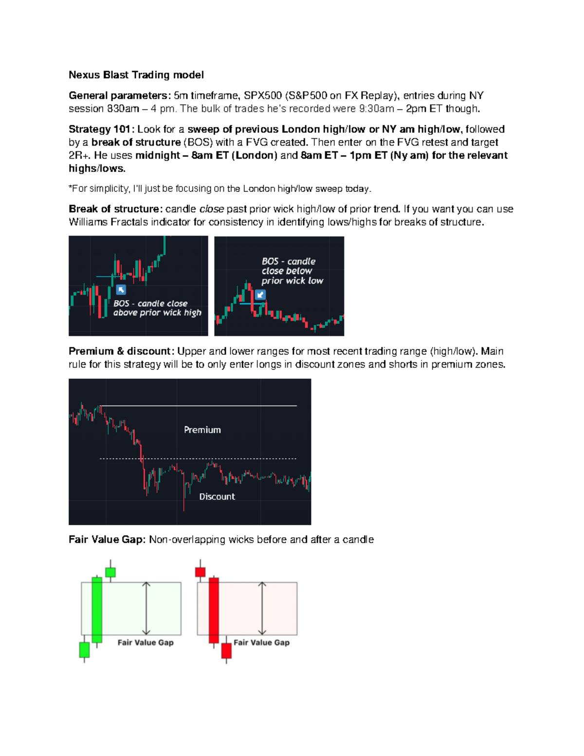 Nexus Blast Trading Model Overview: Strategy 101 & Key Parameters - Studocu